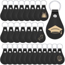 Taiyin Black Leather Key Fob